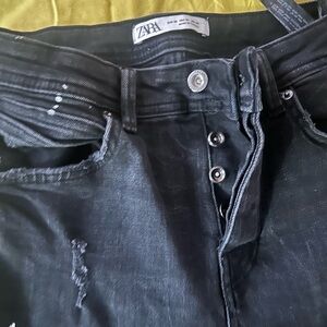 Zara Men's Dark Denim Skinny Jeans